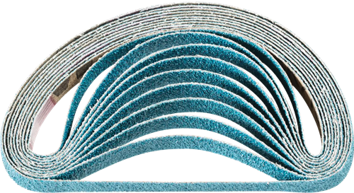 Pferd slibebånd 10x330mm blå z60