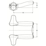 Deda Set -Up styret Carbon Blast