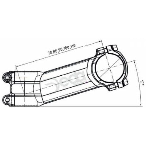 Deda a-head Nok Zero 90mm Bob Alu 73-17gr. 31,7 mm OEM
