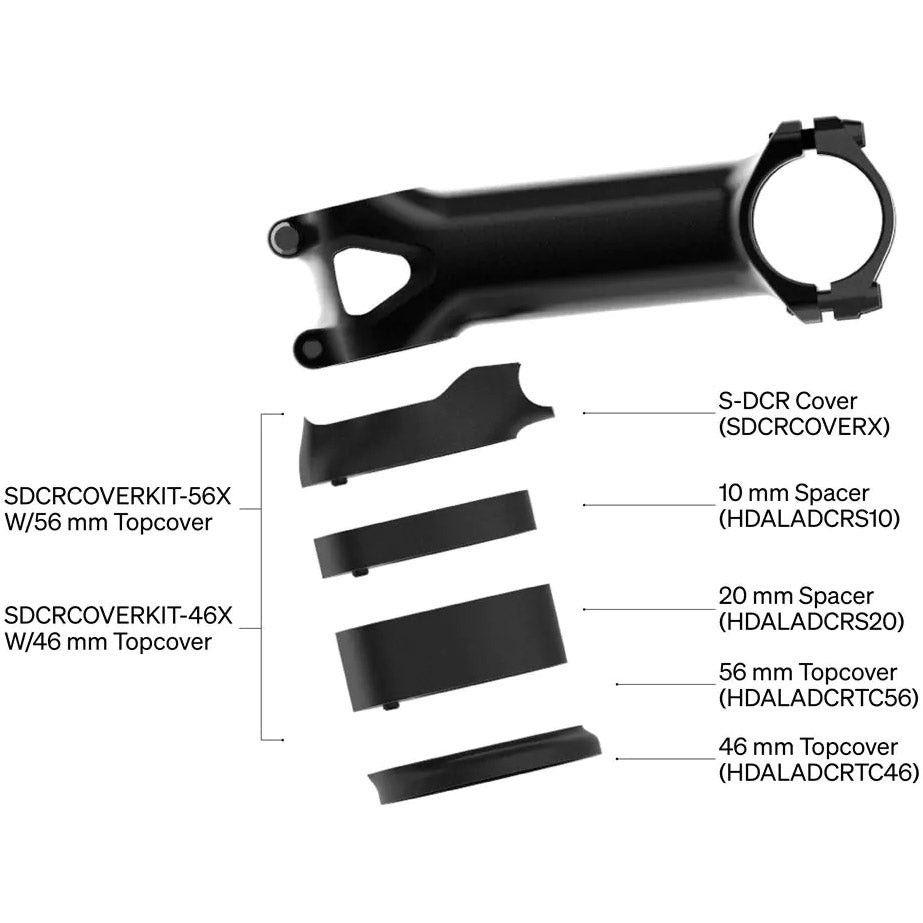 Dedacciai Deda Ball Head S-DCR 46mm for Zero2 og Zero1
