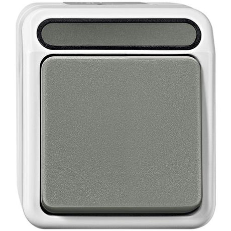 Merten switch 2-polet overflademonteret wd ip44