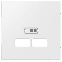 Merten centralplade USB 2-V polar hvid