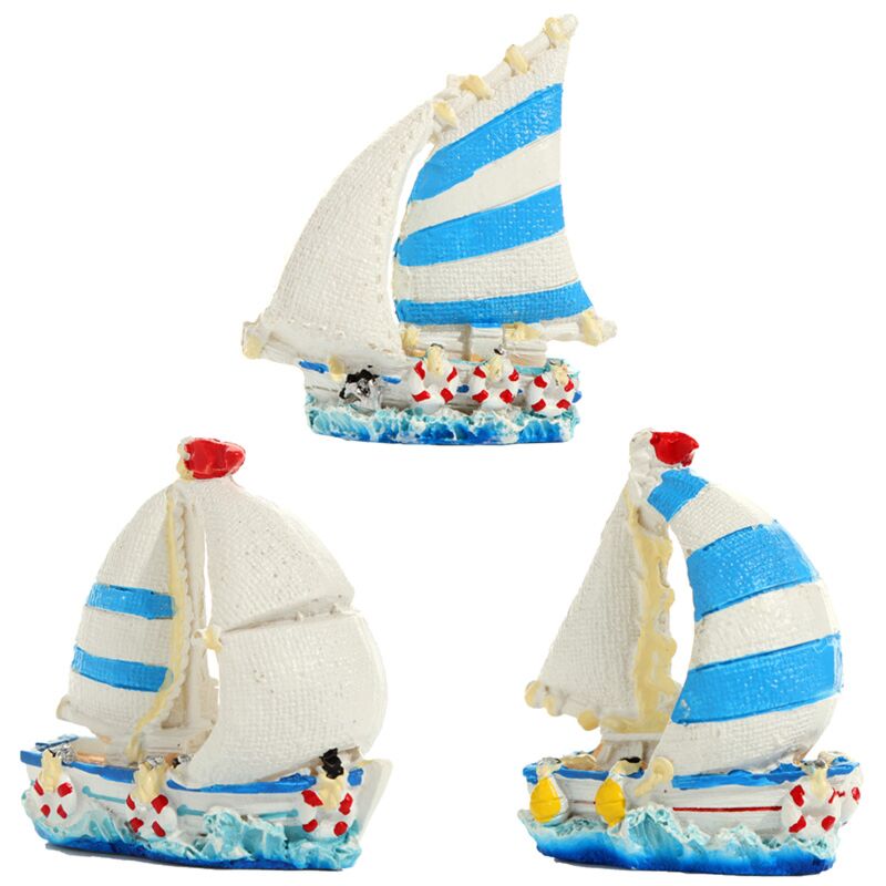 Sejlbåd - strand souvenir nautisk dekoration