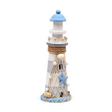 Strandsouvenir - fyrtårn blå stjerne