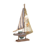 Beach souvenir - sejlbåd stribet stof