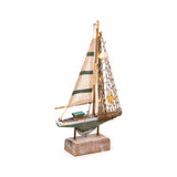Strand souvenir - sejlbådsskaller LED lys