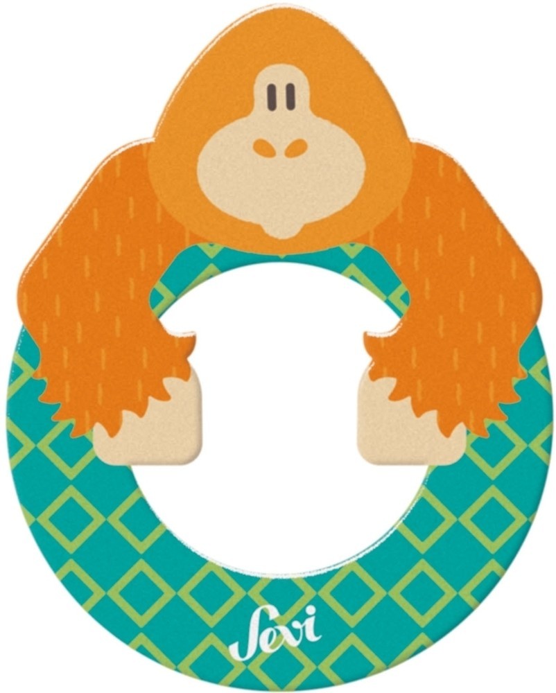 Sevi bogstav eller orangoutan: 10 cm (83015)