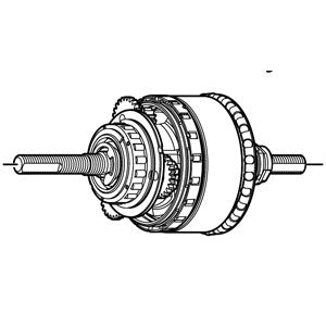 Shimano Nexus 8 Interiør SG-C6001 8R30 8R31 C6000 8R
