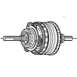 Shimano Nexus 8 Interiør SG-C6011 8R35 8R36 C6010-8R