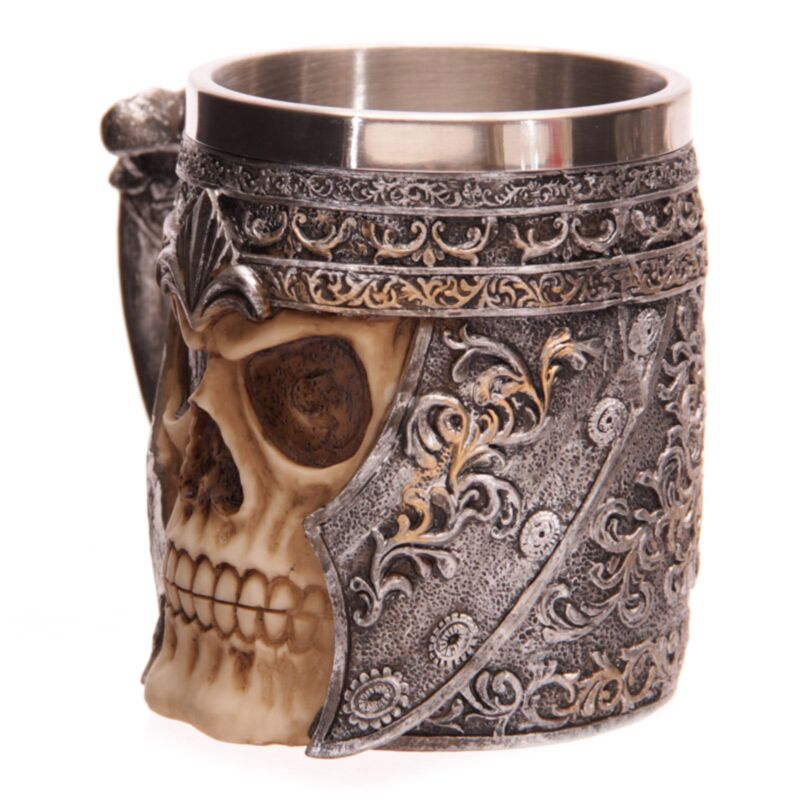 Skull warrior dekorativt krus