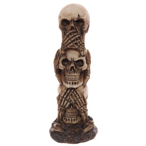 Hør ingen ond kranie totem hjemmetilbehør