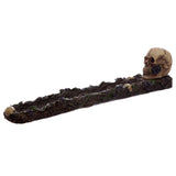 Skull rose røgelsesholder
