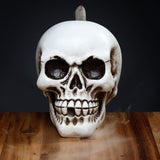 Skull backflow røgelse holder