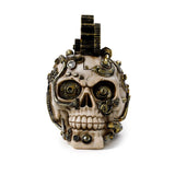 Steampunk-stil kranium med gear og fjer hjemmetilbehør