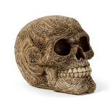 Detaljeret damask kranium hjemmetilbehør