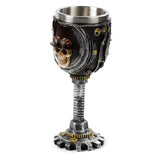 Steampunk-kranie dekorativ kalk