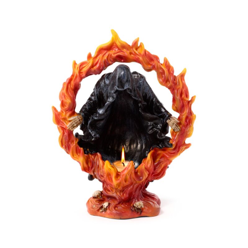 The Reaper of death fire ring fyrfadslys holder