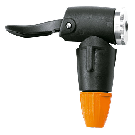 SKS Floor Pump Rennompressor Multivalve 16bar ZW Oranje