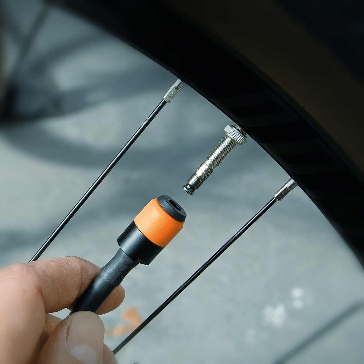 Sks mini pumpe airflex explorer clik tec 205mm 5bar sort sølv