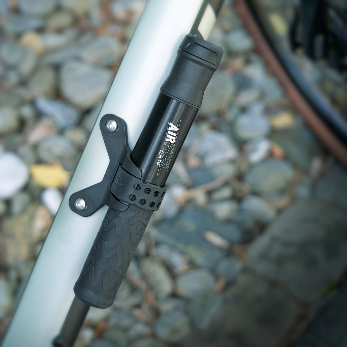 Sks mini pumpe airflex explorer clik tec 205mm 5bar sort sølv