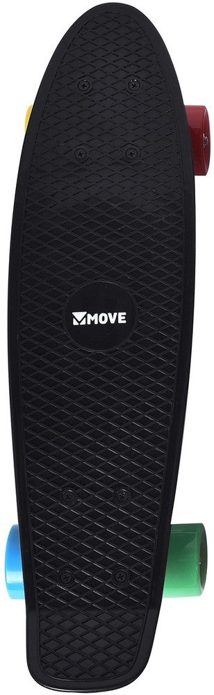 Move skateboard old school retro: sort 58 cm abec7 (old22xblk)