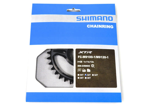 Shimano kædering xtr sm-crm95 mod. 19 kædering mellemlæg. xtr 32t.4-arm, fc-m9100