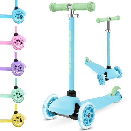 Boldcube teeny trehjulet scooter - blå