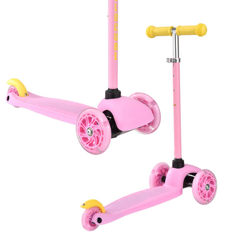 Boldcube teeny trehjulet scooter - pink