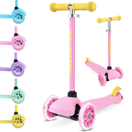 Boldcube teeny trehjulet scooter - pink