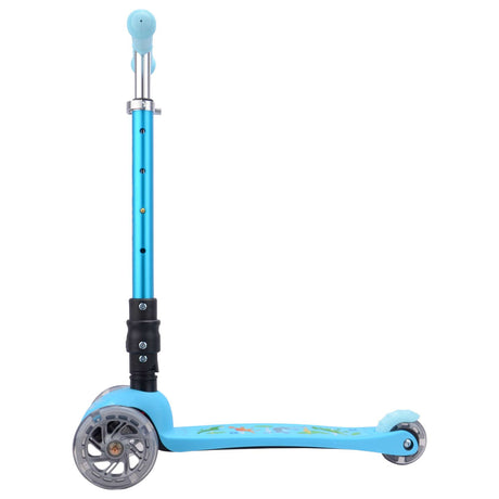 Boldcube teeny fold trehjulet scooter - dinosaur blå