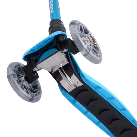 Boldcube teeny fold trehjulet scooter - dinosaur blå