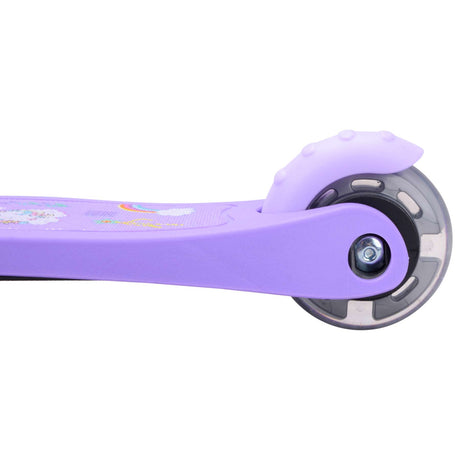 Boldcube teeny fold trehjulet scooter - enhjørning lilla