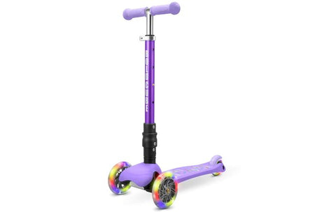 Boldcube teeny fold trehjulet scooter - enhjørning lilla