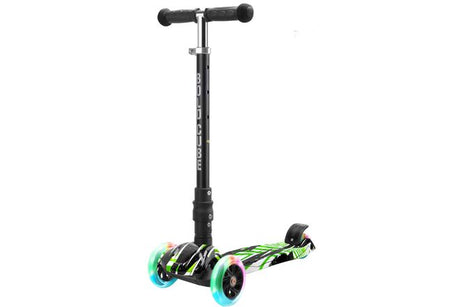 Boldcube stor trehjulet scooter - swift green