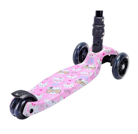 Boldcube stor trehjulet scooter - kattekærlighed