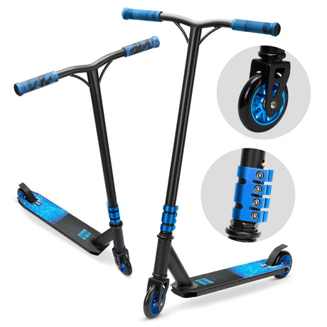 Boldcube deluxe stuntscooter - mørkeblå