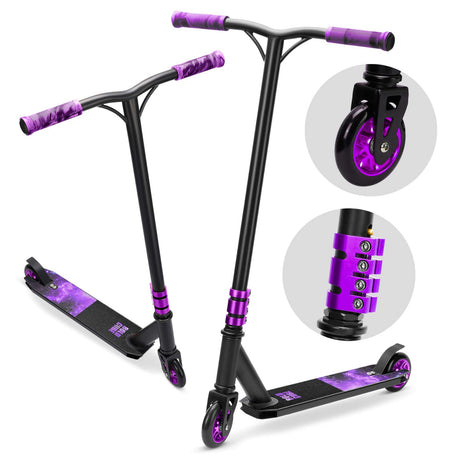 Boldcube deluxe stuntscooter - lilla