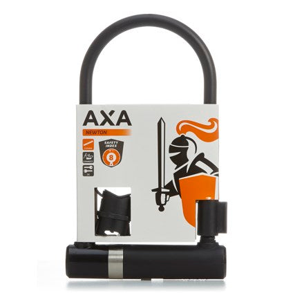 Axa Newton U -formet beslaglås - 23 cm - afsluttet stål