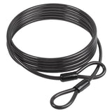 Ark kabel 5m x 10 mm med dobbelt loop sort