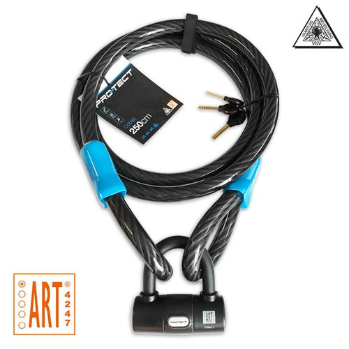 Pro-tekt Slotkabel 2-Eyes Cobalt 20mm 2,5m ART1* VBV