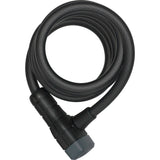 Abus Spiral Cable Lock 6512K 180 12 BK SCMU - 180 cm - Sort