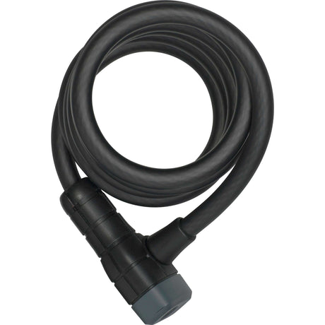 Abus Spiral Cable Lock 6512K 180 12 BK SCMU - 180 cm - Sort