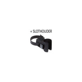 Abus Primo 5510K - Spiralkabellås - 180 cm - Sort