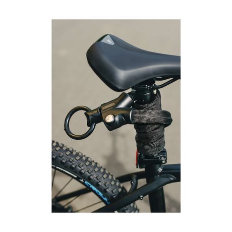 Abus bicycle lock chain lock - infinity loop 1806 - security level 6 - black - 110 cm - suitable for electric bicycles and city bicycles