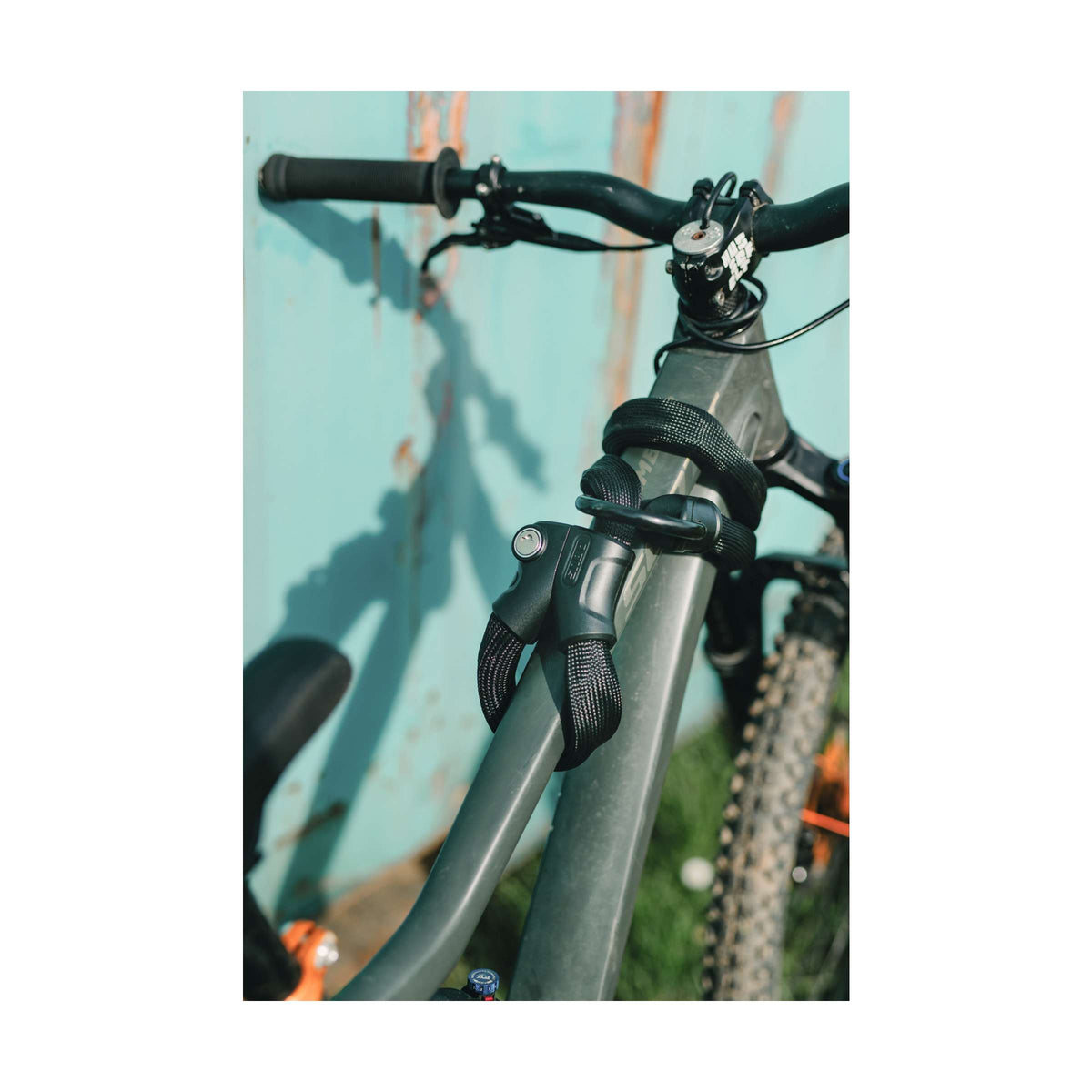 Abus bicycle lock chain lock - infinity loop 1806 - security level 6 - black - 110 cm - suitable for electric bicycles and city bicycles