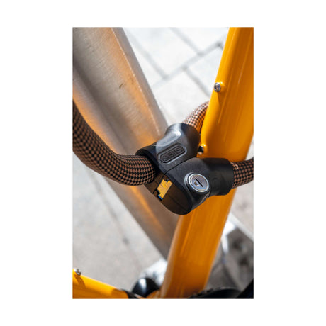 Abus cykellås kædelås - infinity loop 1806 - sikkerhedsniveau 6 - orange - 140 cm - velegnet til elcykler og bycykler