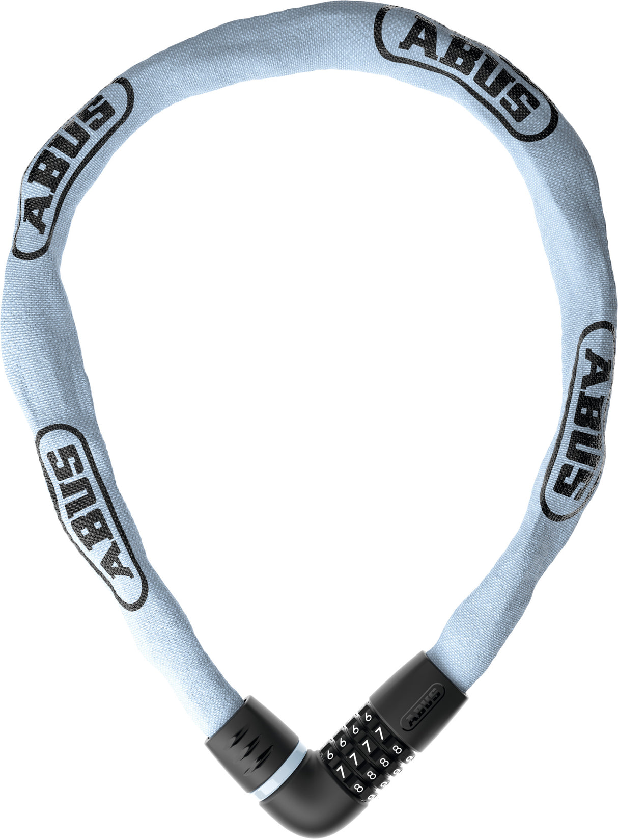 Abus cykellås kædelås - tresor 6807c - sikkerhedsniveau 7 - blå - 110 cm - velegnet til elcykler og bycykler
