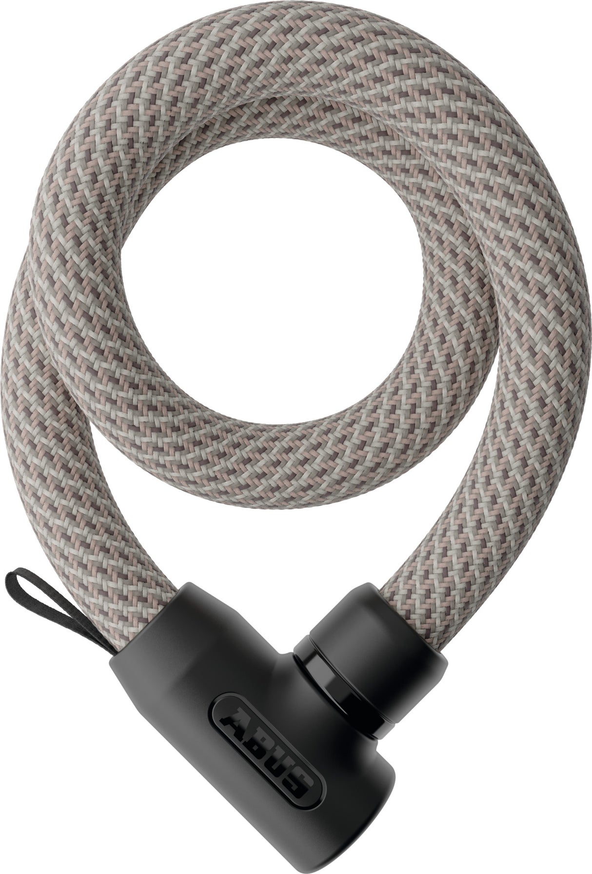 Abus cykellås tekstilkædelås - yarnit™ 4004k - sikkerhedsniveau 7 - beige - 110 cm - velegnet til elcykler og bycykler - letvægts - kun 0,88 kg