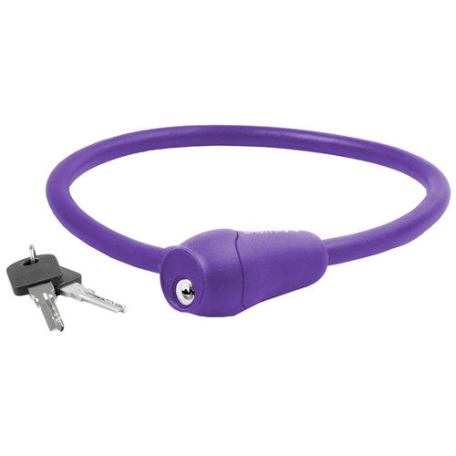 M-bølgekabellås silikone lilla 60 cm12mm