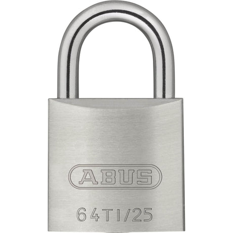 Abus hængelås titalium 64ti 25 grå - 25 mm